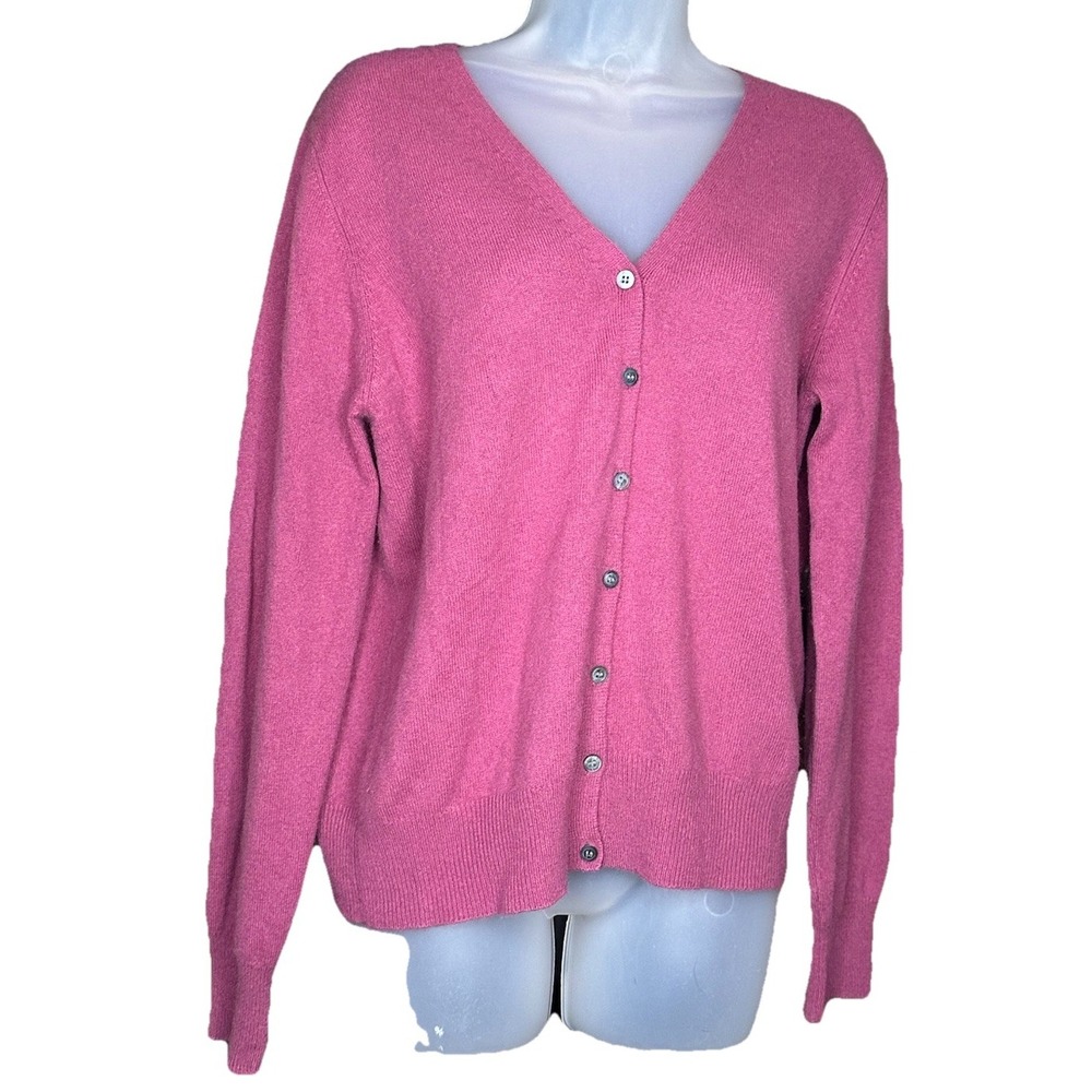 Lord & Taylor Pink Women's Cardigan Sweater